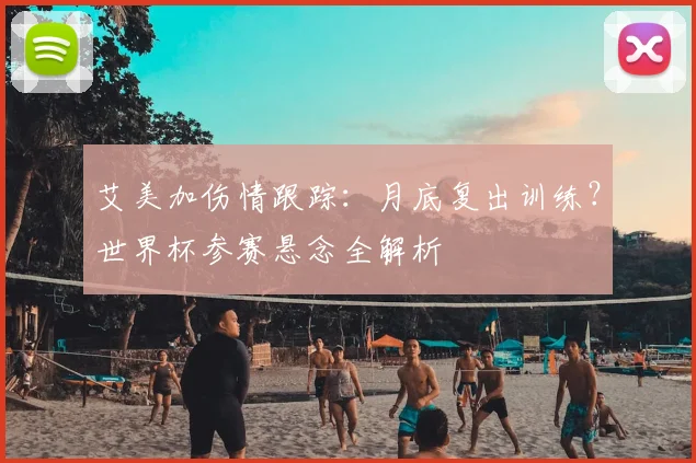 艾美加伤情跟踪：月底复出训练？世界杯参赛悬念全解析